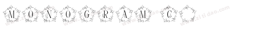 MONOGRAM C字体转换